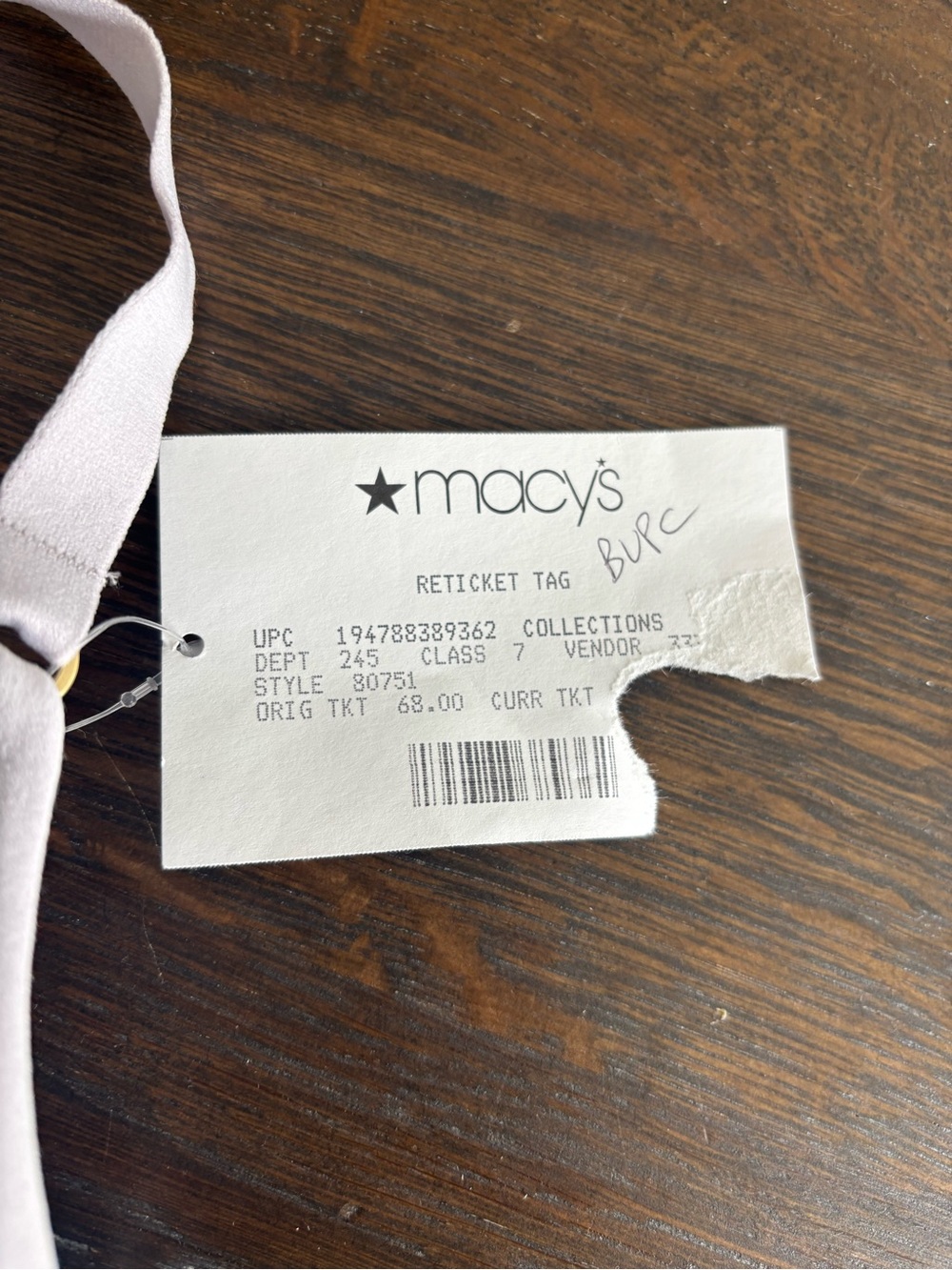 Natori Bliss Perfection Contour Underwire Bra - Misty Blue / 36 / DD - Picture 6 of 7
